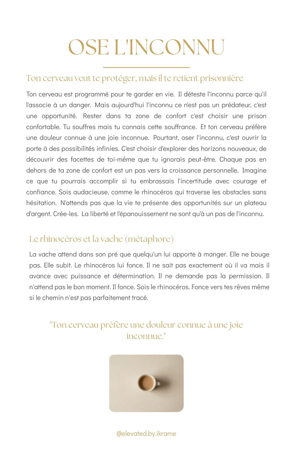 Page intérieure Becoming Her : Ose l'inconnu