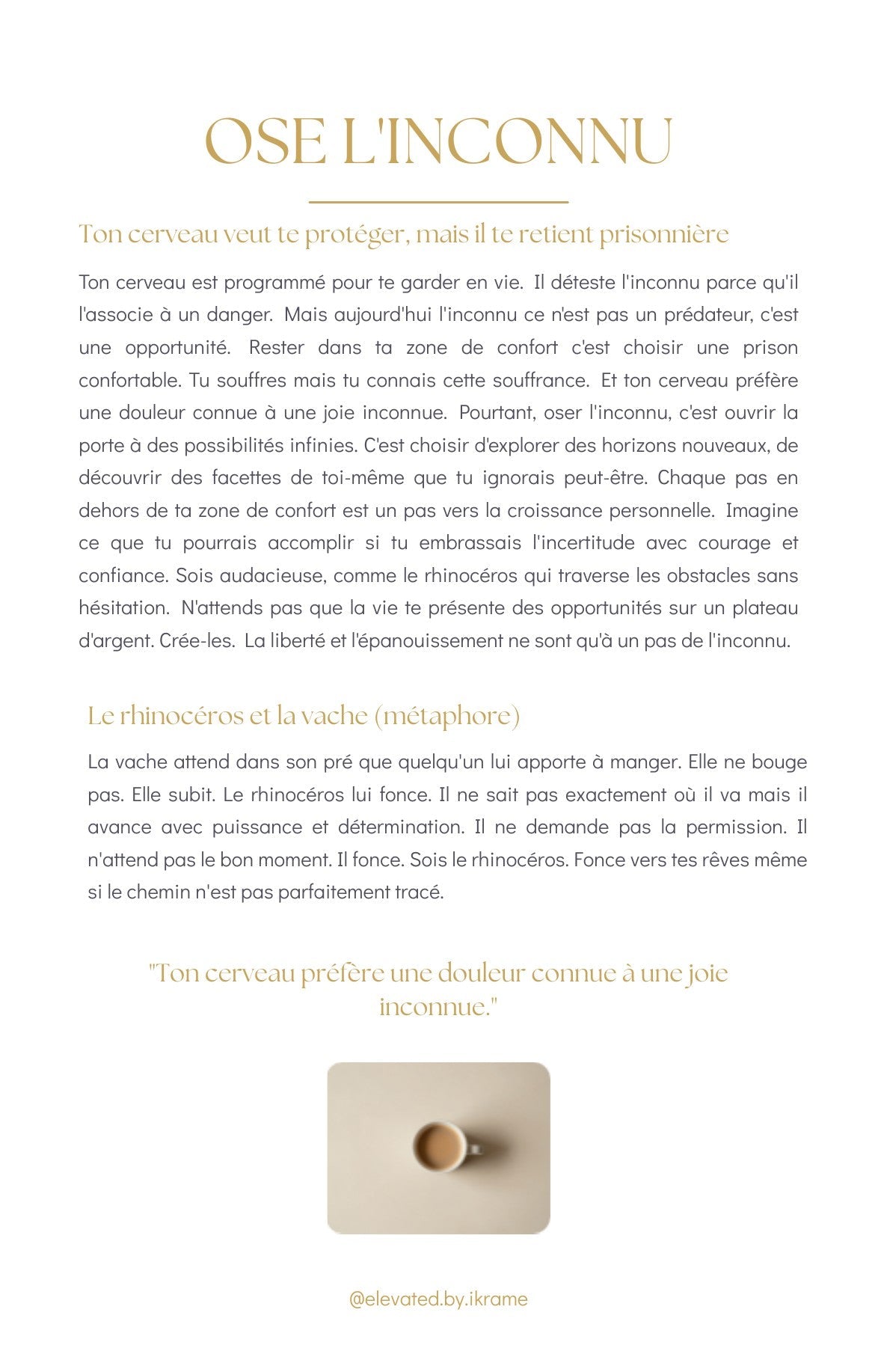 Page intérieure Becoming Her : Ose l'inconnu