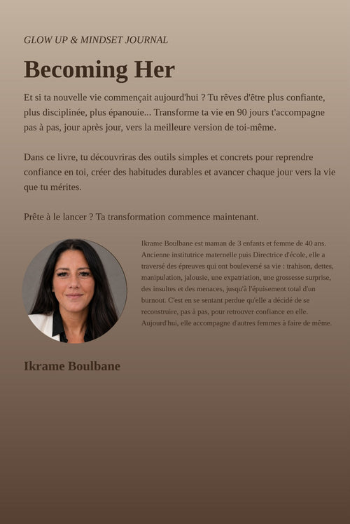 4e de couverture Becoming Her - Ikrame Boulbane